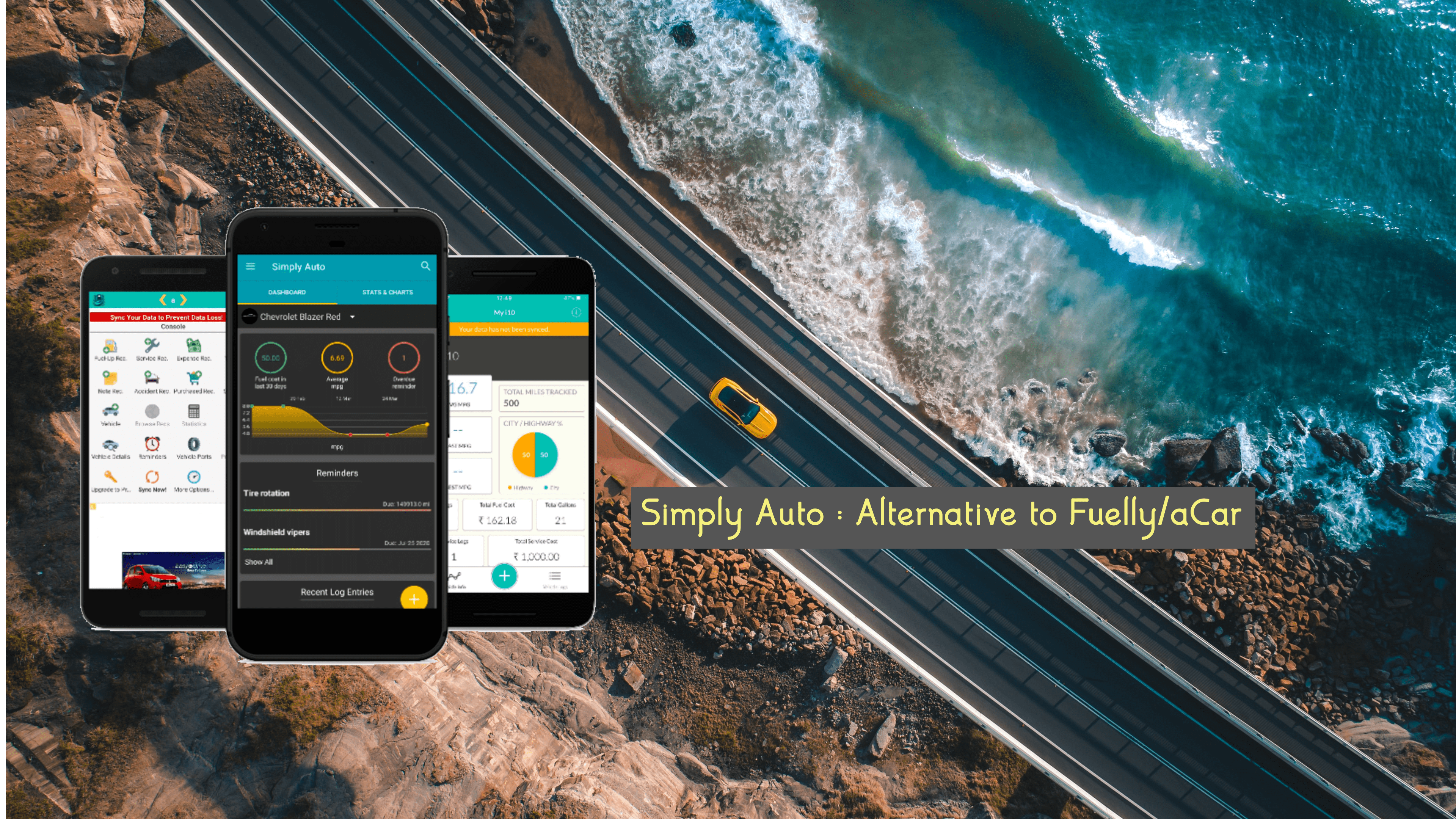 fuely alternative, simply auto fuelly alternative, best app for car management